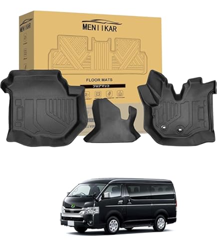 KARLUX トヨタハイエース200系 フロアマット Amazon | KARLUX トヨタ ハイエース200系専用のフロアマット。3D